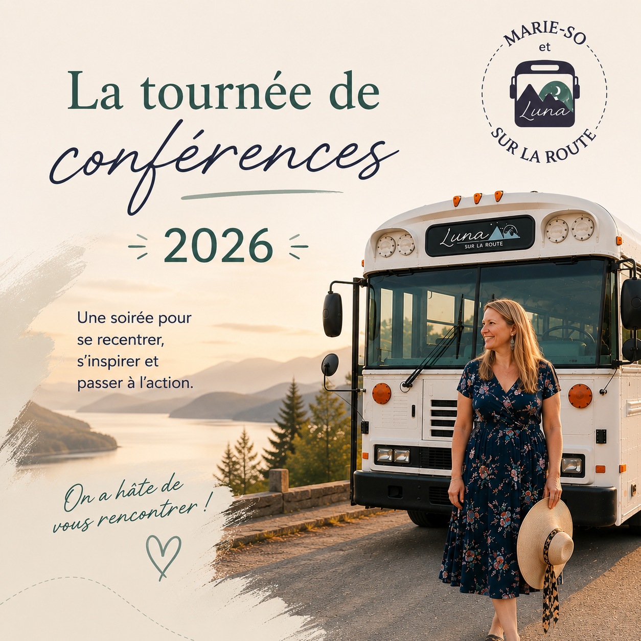 Affiche de la tournée de conférences 2026